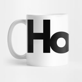 Hope ambition single word minimalist Mug